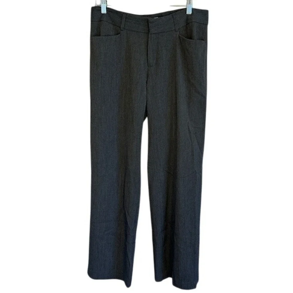 Michael Kors Women's Charcoal Gray Trousers Career Stretch Dress Pants 8‎